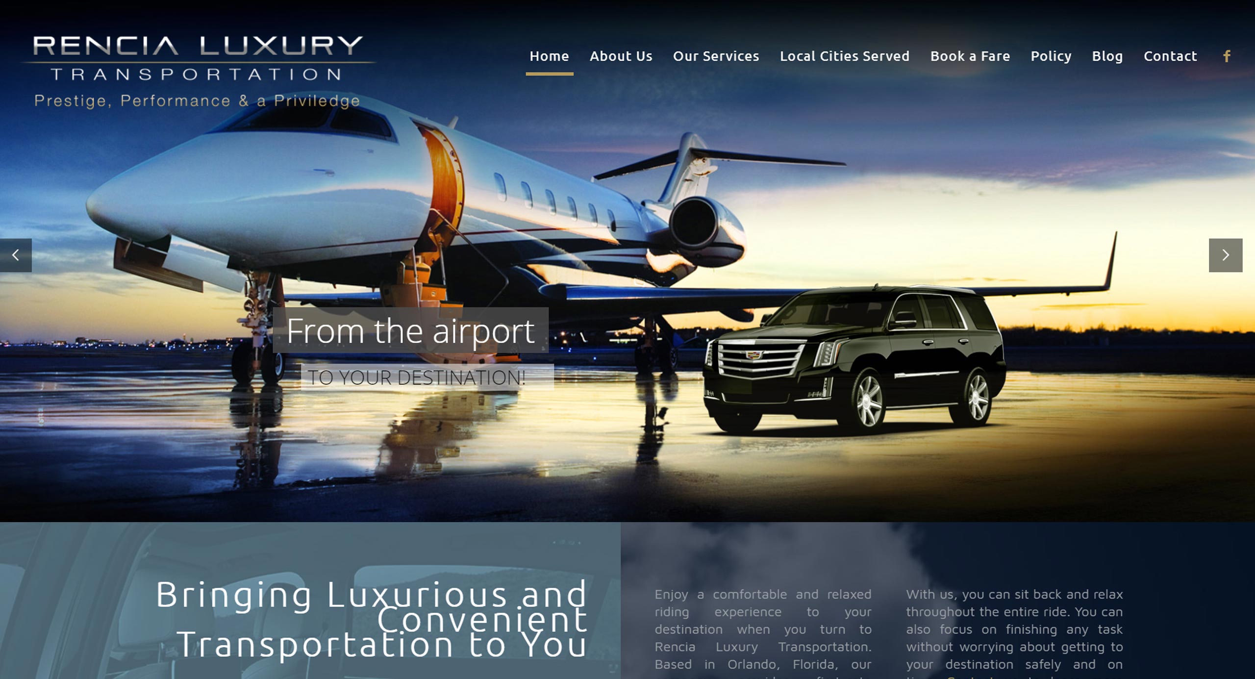 portfolio Rencia Luxury Transportation